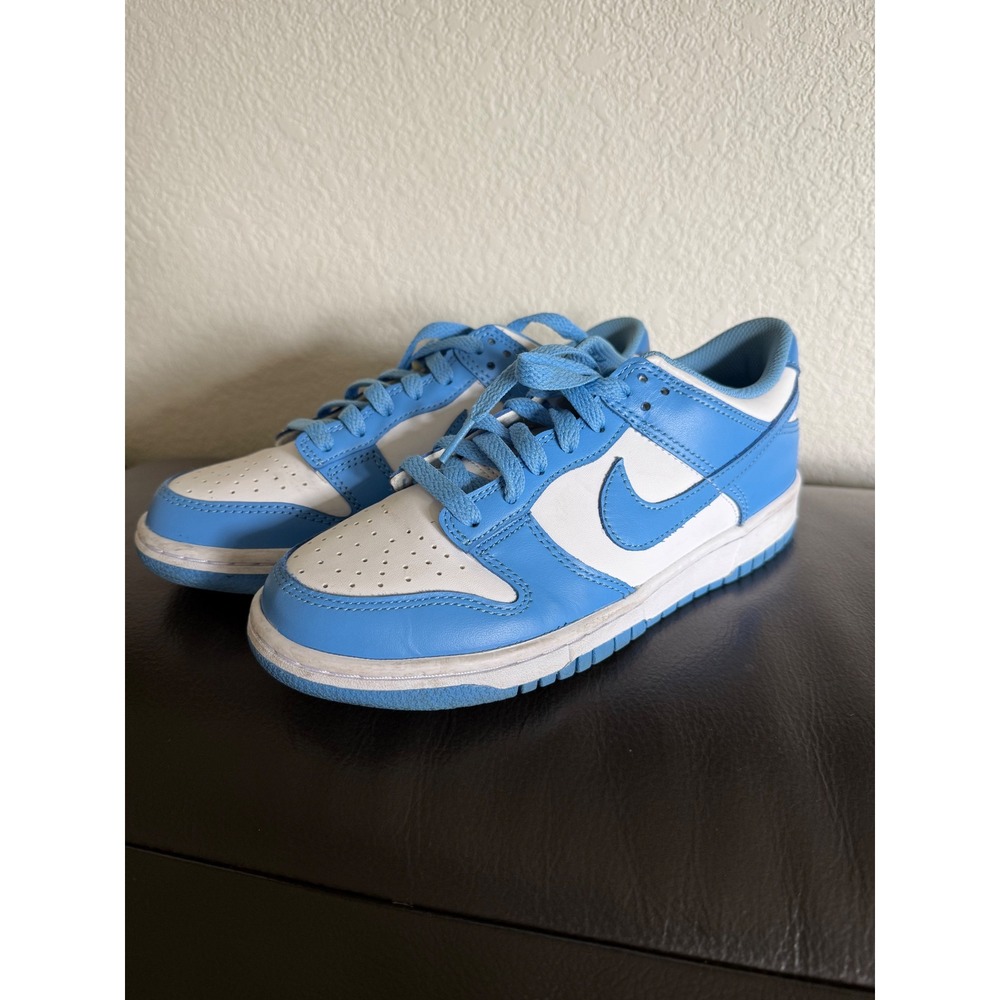 Nike Dunk Low University Blue White Sneakers Kids 6Y